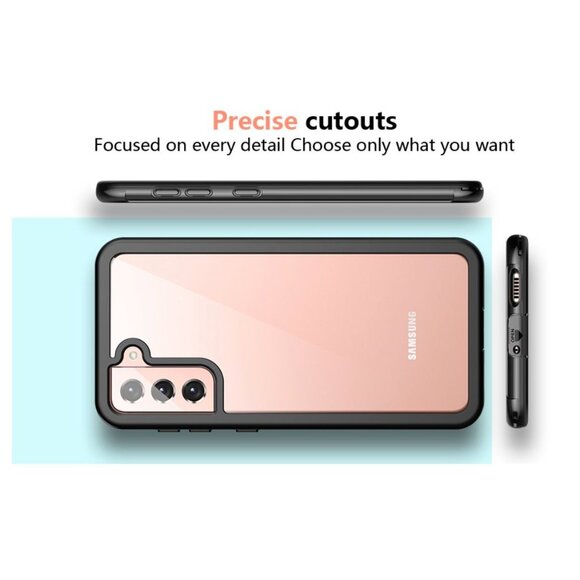 LK - Case for Samsung Galaxy S21 (2021) - 6.2 inches - Clear / Black - Picture 9 of 9